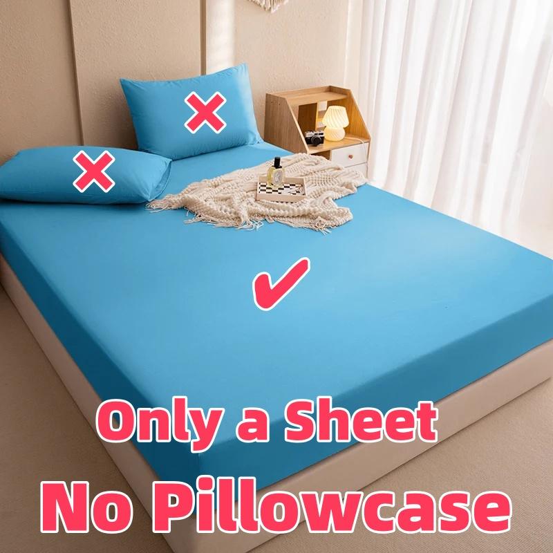 1 ks Nepremokavý poťah na posteľ Nepremokavá plachta na posteľ Nepremokavé plachty na posteľ Jednofarebný Nastaviteľný poťah na matrac s gumičkou Ochranný poťah na matrac