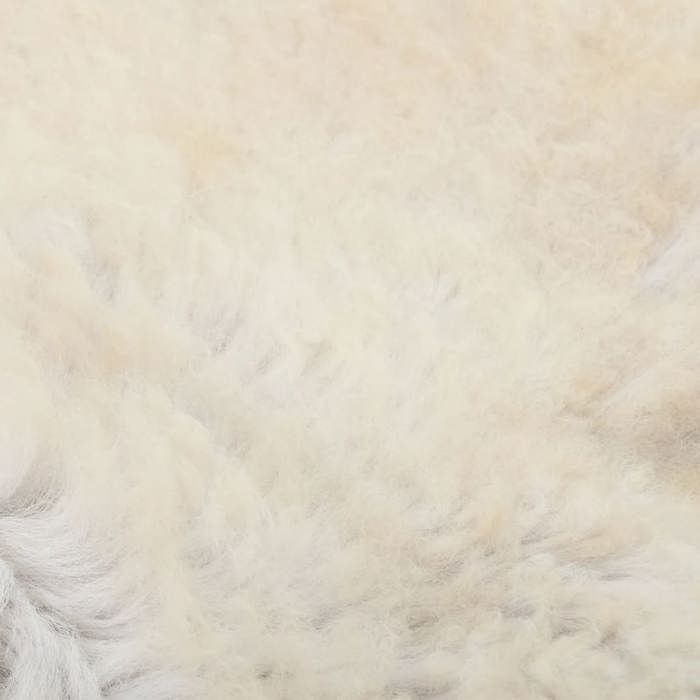 VidaXL Peau de mouton Crème (60-70)x(90-100) cm