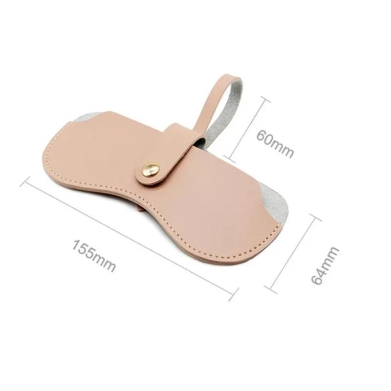 New Portable PU Leather Snap Glasses Case Slim Sunglasses Storage Glasses Box 2025 Glasses Bag