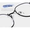 aoron Anti-blue Flat Glasses Can Be Equipped with Myopia Glasses, Metal Frame Men's and Women's Goggles, Round Frame Glasses.