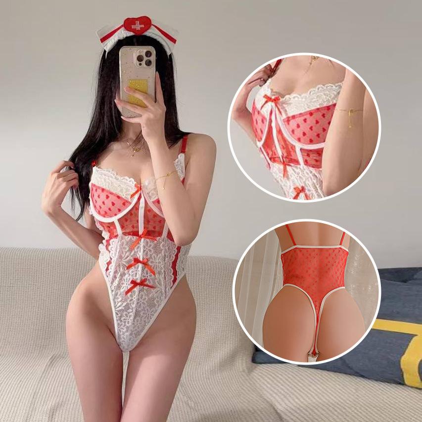 Sex Lingerie Halloween Nurse Uniform Cos Gentle Sister Cute Pure Desire Sexy Babes Dress