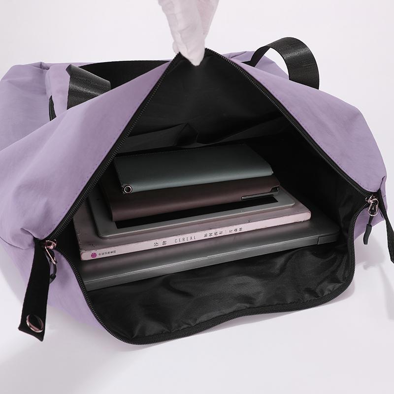 Lightweight Travel Bag Outdoor Lightweight Dry And Wet Separate Handbag Large Capacity Expansion Folding Duffel Bag