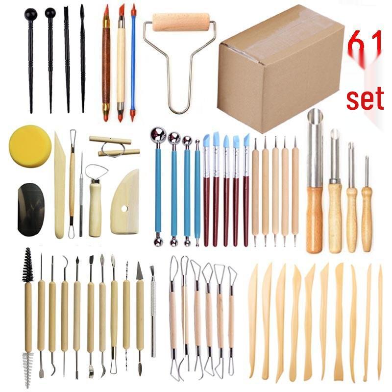 Ton Schnitzwerkzeug Set: Schülerkunst DIY Polymer Clay Trimm- & Skulpturmesser