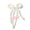 Korean Faux Pearl Bow Shoe & Bag Charm Accessories