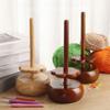 Rotatable Design Wooden Yarn Winder Stand Reusable Crochet Winder Yarn Ball Holder  Home Crafting