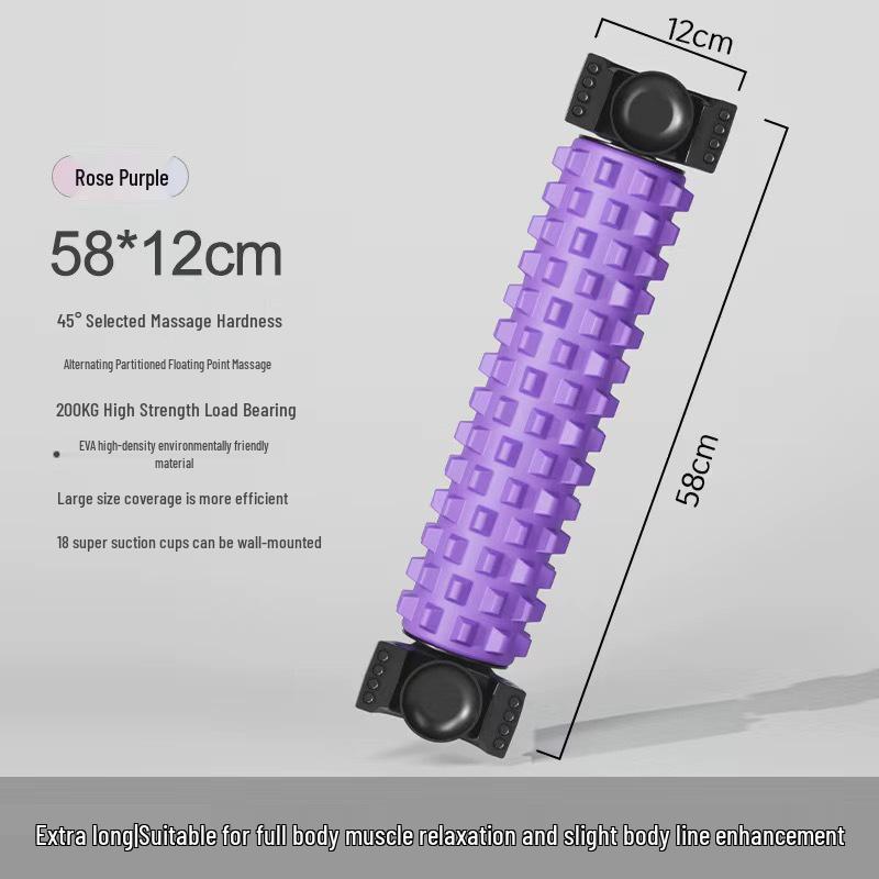 Zf1 Wall-Mounted Deep Tissue EVA Suction Cup Foam Roller for Massage and Exercise