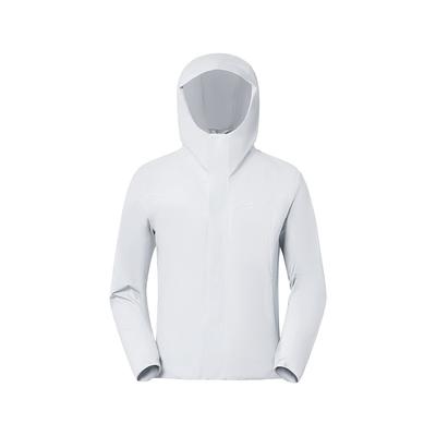 Zipper Wind Shield Water Repellent Soft Shell Hooded Three-proof Outdoor Activity Jacket Athletic Jacket for Women