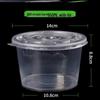 YunDuo Disposable PP Round Bowls with Lids