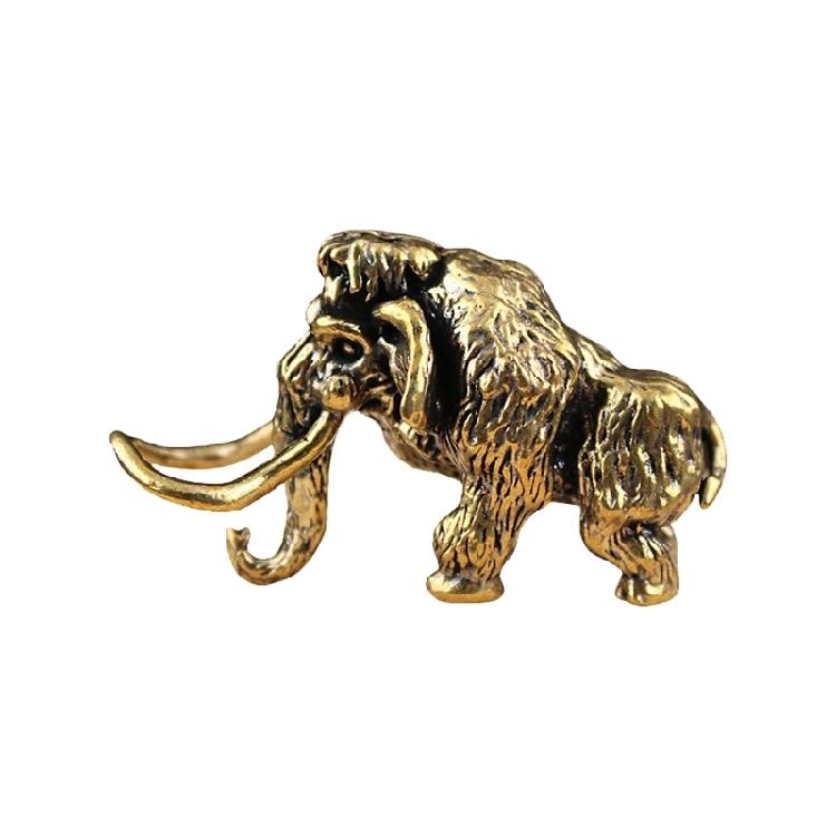 

Metal Mammoths Statue Mammuts Figurine Sculpture Collectibles Ornament Centerpieces for Living Room Office Home Decors 1