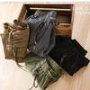 American Cargo Pants Autumn Pure Cotton Comfortable Casual Men Pants Elastic Waist Black Ankle Tied Pant Vintage Men Trousers