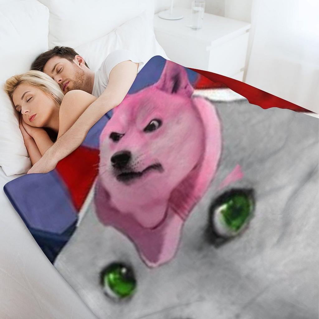King Crimson Doge Throw Blanket sofa bed Hair Weighted Picnic Blankets