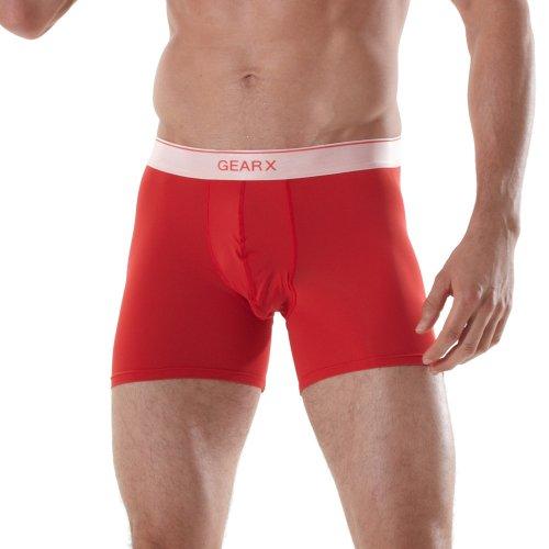 

[GearX] Premium Summer Automatic Separation Trunks [Shipped from Korea] 100% Authentic Red - 95