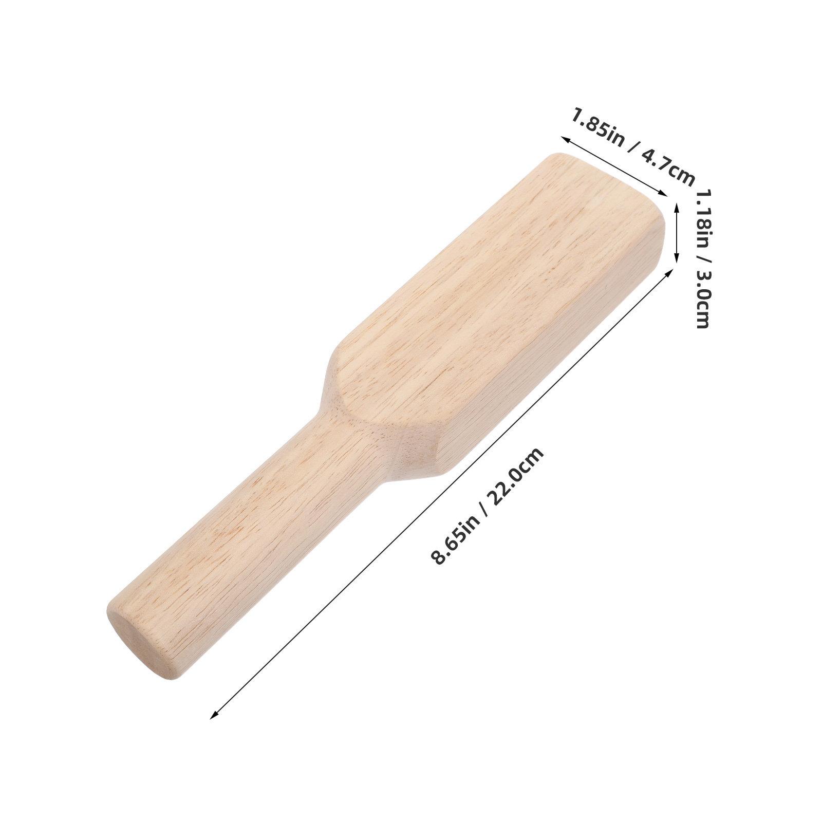 Beech Wood Pottery Paddle Tool Size Flat Board Clay Sculpting Paddle DIY Ceramic Craft Supplies Workshop Home Use