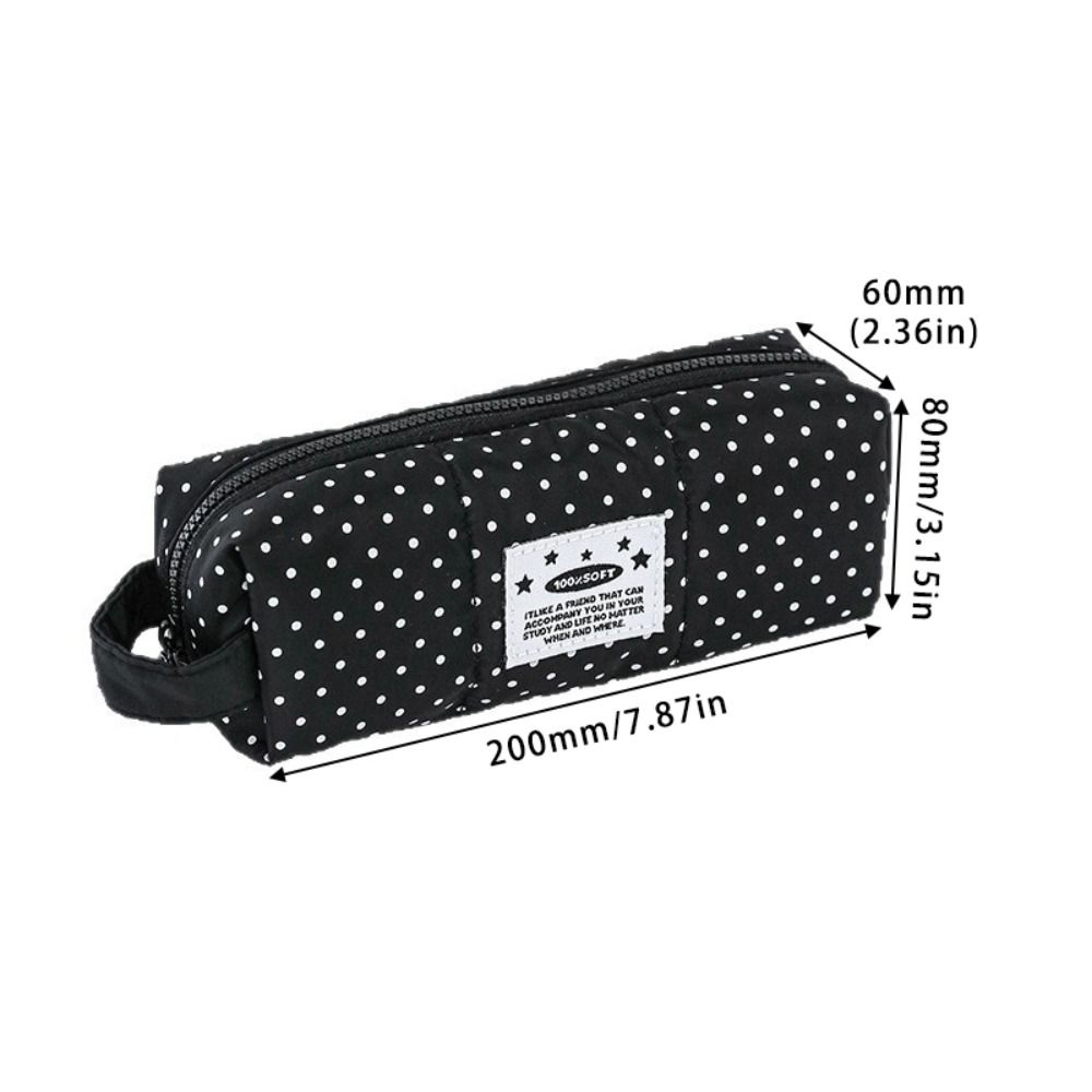 Astuccio con Design a Pois Astuccio Grande Capacità per Cancelleria Astuccio di Cancelleria di Alta Qualità Studenti
