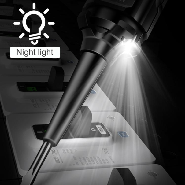 Professioneller elektrischer Spannungsprüfer mit Alarm Testleitung Bruchstelle 24-250V Spannungsdetektionsstift Induktiver Teststift
