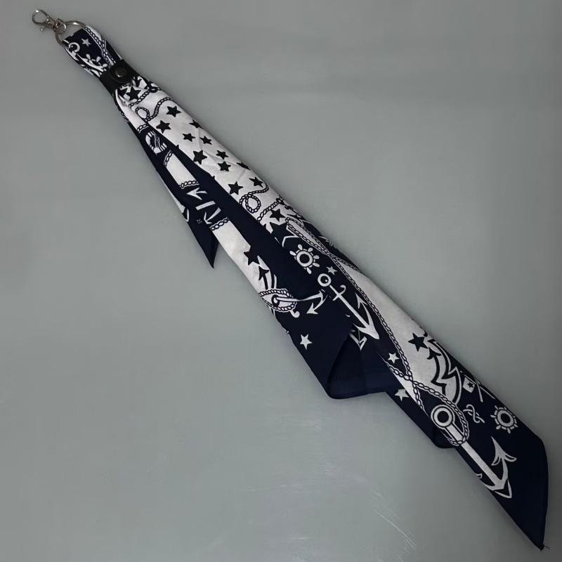 Khakifarbener quadratischer Schal aus reiner Baumwolle im amerikanischen Retro-Vintage-Stil – Herren-Hip-Hop-Kopftuch/Gesichtstuch