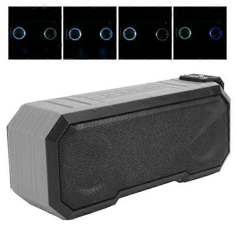 X8 True Wireless Bluetooth 5.0 Speaker IPX7 Waterproof Bright Outdoor Subwoofer Grey