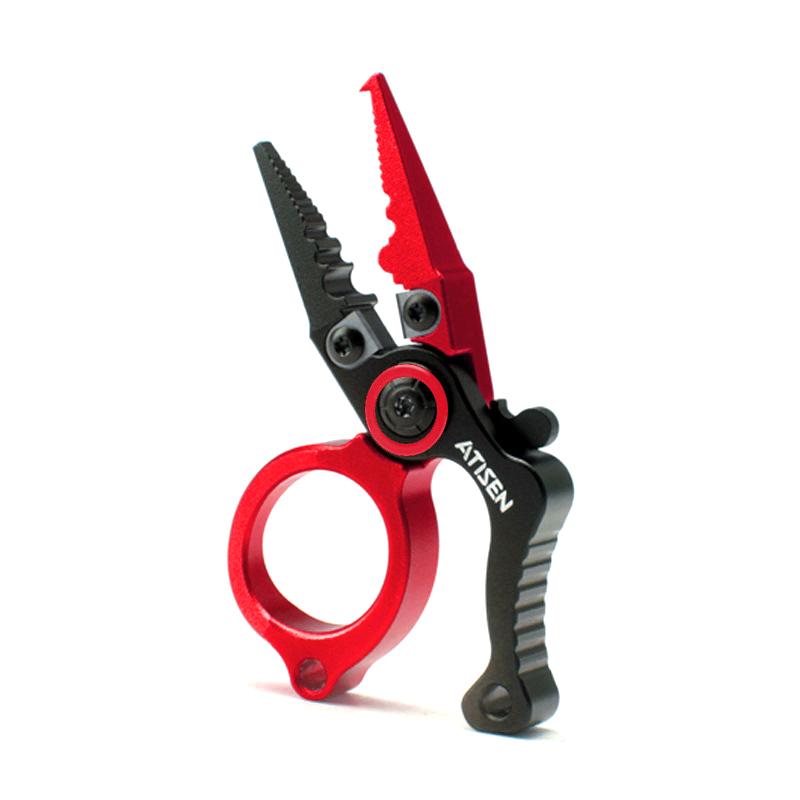 Fishing Activities Aluminum Alloy Fishing Split Ring Pliers Fishing Multitool Shear Protable Lightweight Rust-Proof Hook Remover