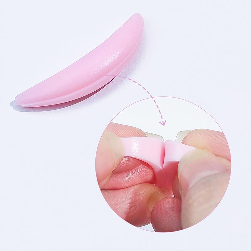 5Pairs Silicone Cartoon Monster Reusable Eyelash Perm Rod Lash Lift Pad Lifting 3D Makeup Tools Accessories