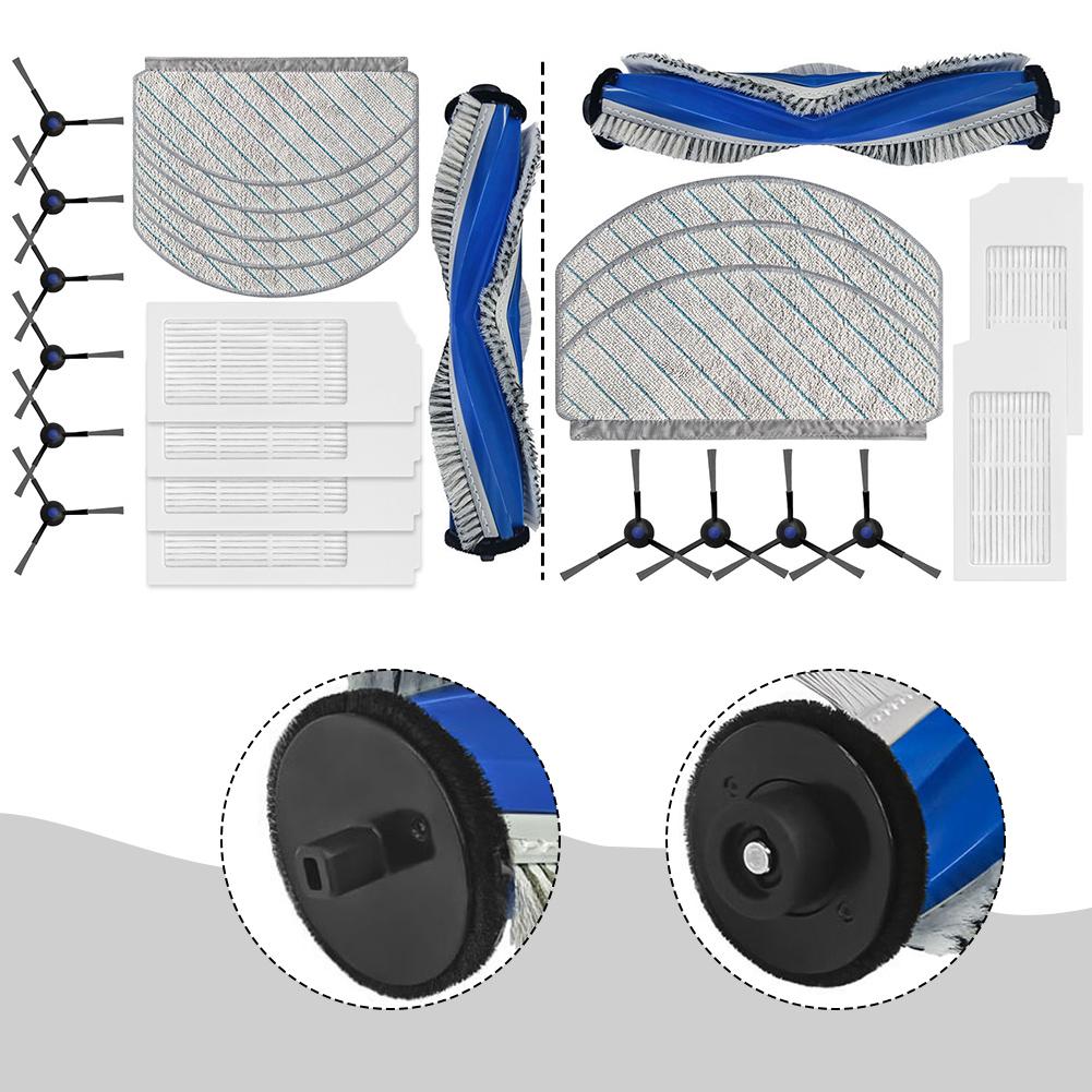 Main Side Brush Filter Mop Cloth Kit for ECOVACS for DEEBOT N20/N20 PLUS Vacuums