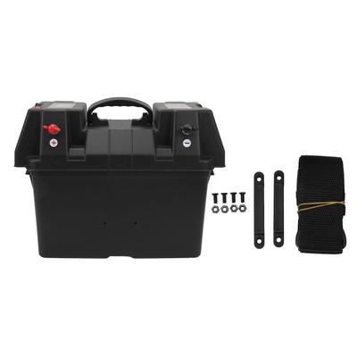 Trolling Motor Akü Kutusu Akıllı 12V Tekne Deniz Aküsü Güç Merkezi Karavan Van SUV ATV Kamp için