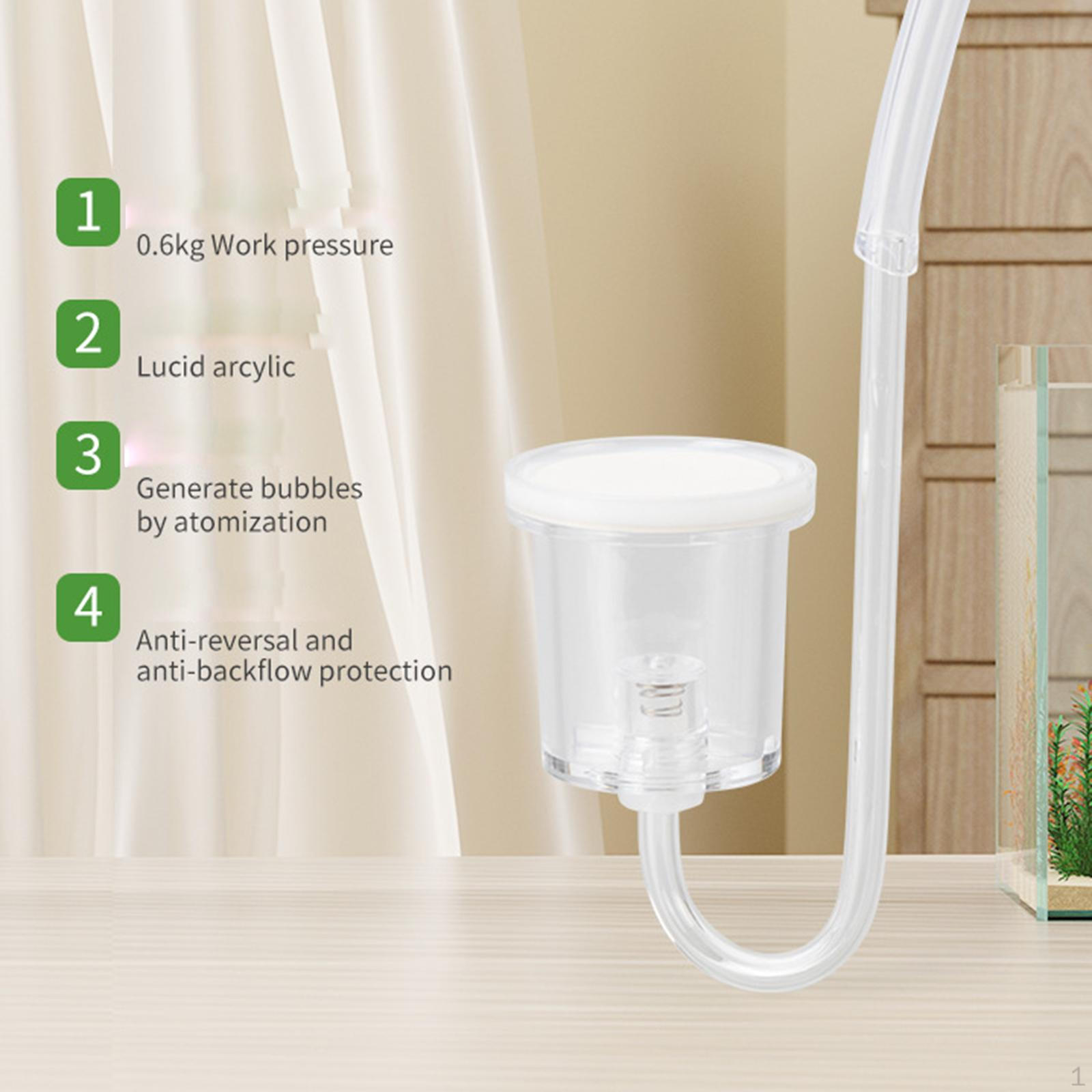 

Акриловые аксессуары Легкая система CO2 для аквариума для водных растений Настольное фото Офис S