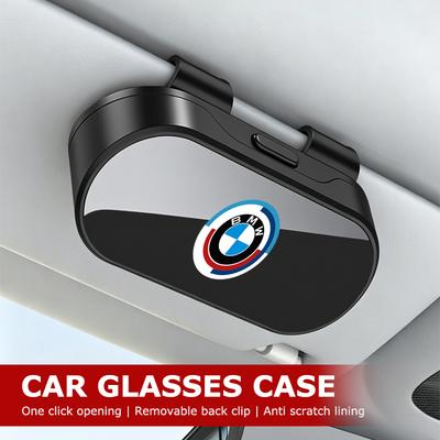 Car Sun Visor Glasses Holder Eyeglasses Storage Protective Case For X1 X2 X3 X4 X5 X6 F49 F39 F25 G01 F16 G06 G07 F25 F30