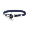 European & American Trend Anchor Men's Airplane Bracelet with Polyester Rope
