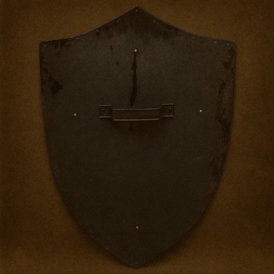 Templar Knight Shield Metal Crusader Armor Wall Hanging, LARP Prop