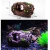 Aquarium Landscape Decoration Aquarium Supplies Reptile Hiding Cave Simulation Small Wine Barrel Garden Decoration Gardening
