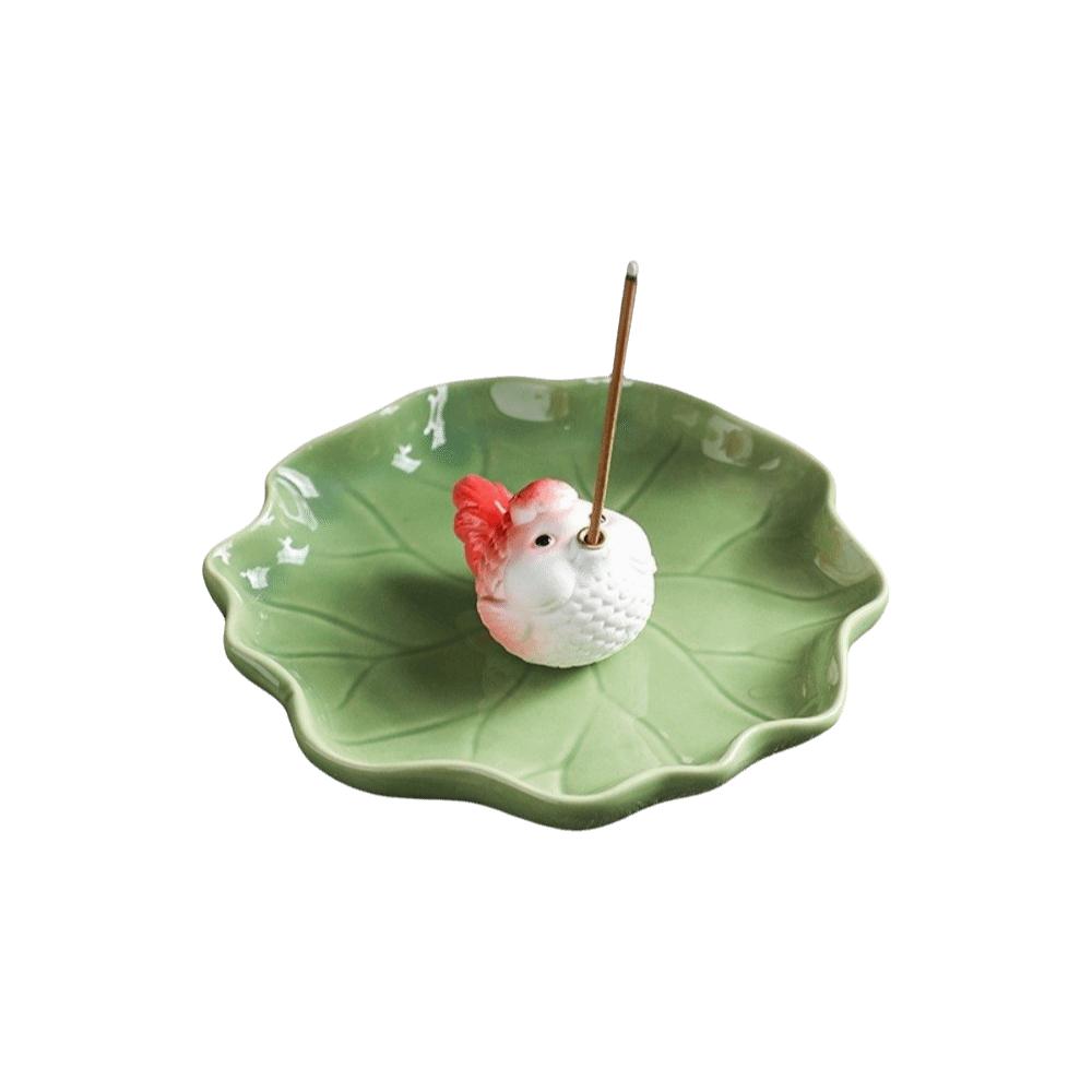 Ceramic Incense Stick Burner Frog Tabletop Incense Base Incense Burner  Yoga Meditation