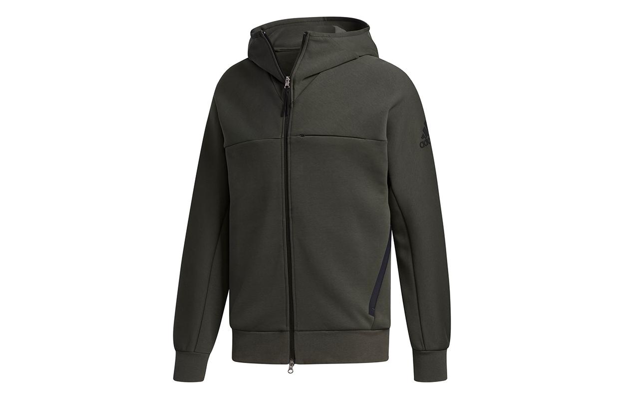 Adidas Jackets Men s Deep Earthy Brown Hooded Moderate Other FM9387 XL