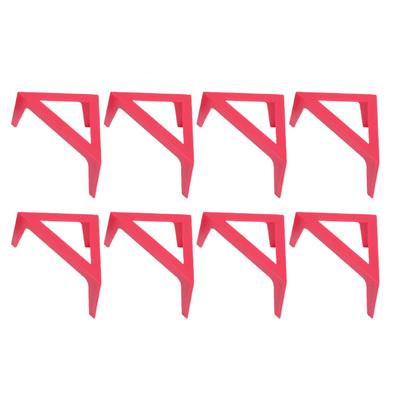 8 Pcs Canvas Stands for Pouring Paintings Artists Mini Canvas Feet Risers Drawing Supplies Red