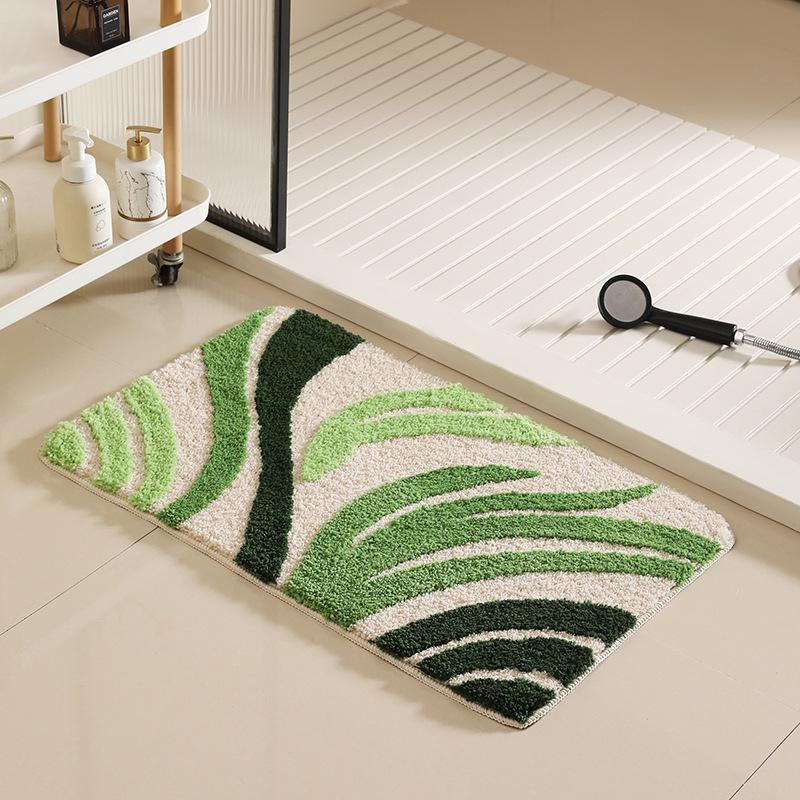 Mountain River Floor Mat Bathroom Anti Slip Absorbent Mat Water Absorbent Rug Decorative Area Mat For Home Kitchen And Bath Use