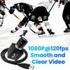 ELPCAM USB-kamera 4K 120fps 1080P Høyhastighets golfsvingkamera 12 megapiksel USB-webkamera med 3X manuell optisk zoomlinse PC-kamera Plug and Play Live
