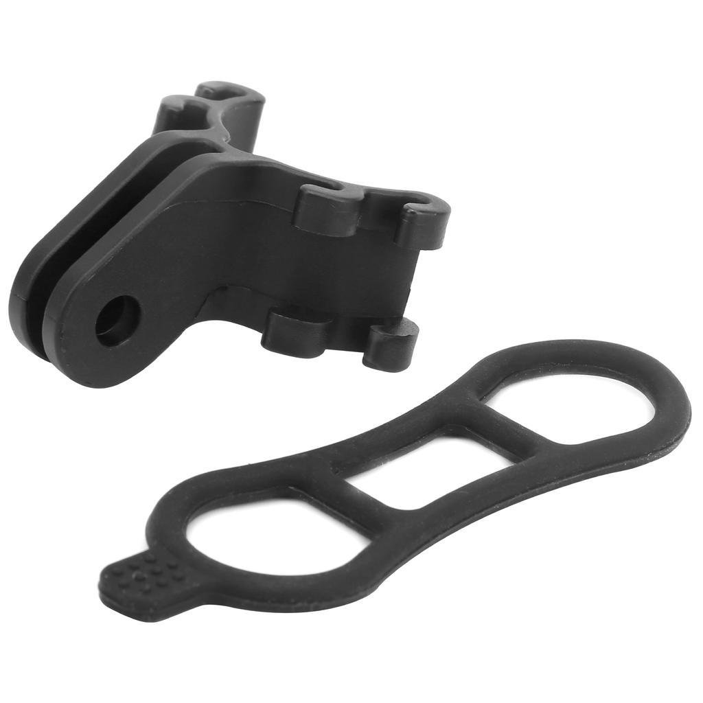 Bicycle Flashlight Holder Handlebar Torch Light Mounting Bracket Adjustable for GoPro Mount