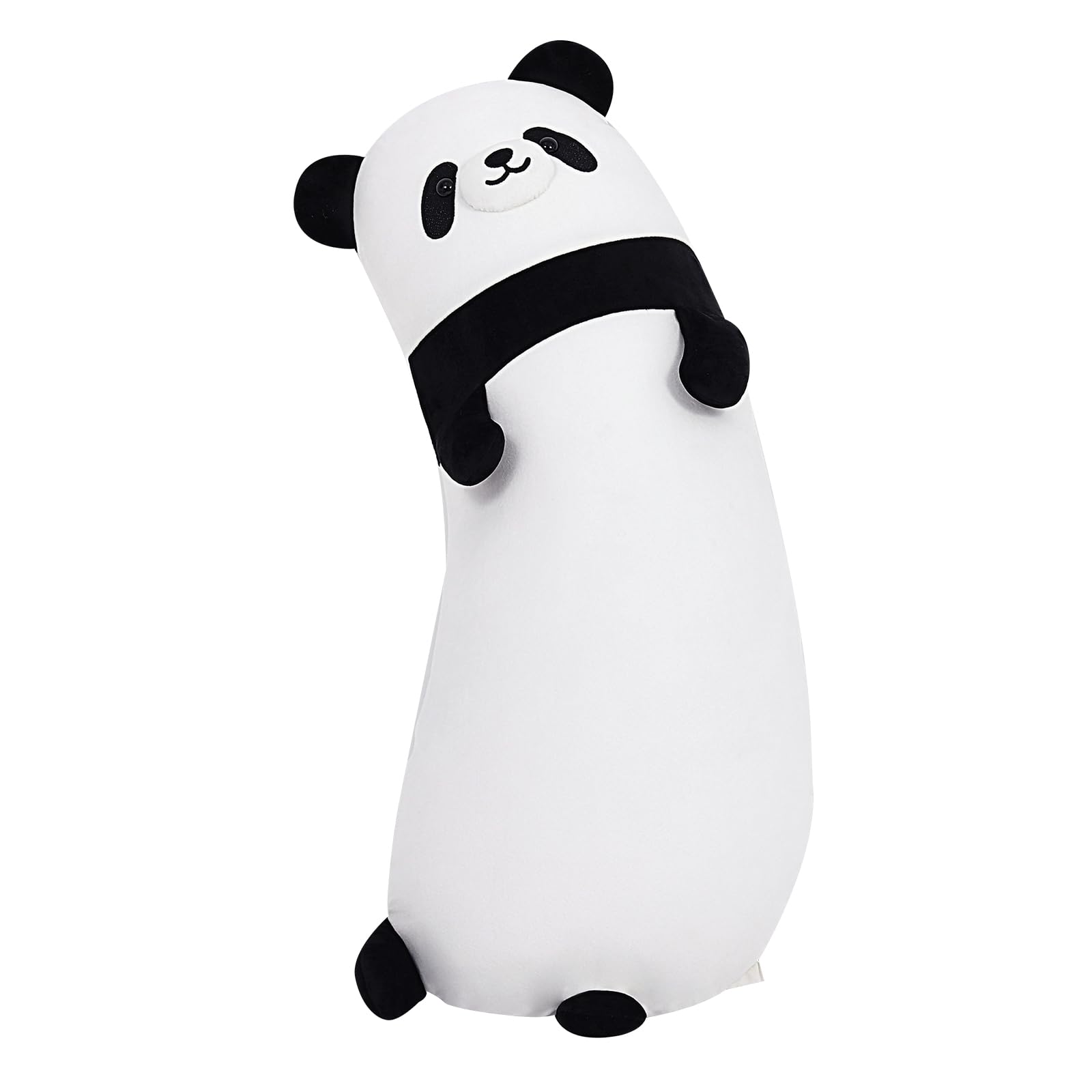 

HAVARGO Подушка для тела, Подушка, Мягкая игрушка, Милая, Мягкая и пушистая, Отлично подходит для сна на боку, Большая, Общая длина прибл.. 80см, Съемный чехол (белый)