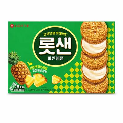 Lotte Pineapple Filled Biscuits 315g