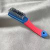 Heavy Duty Stainless Steel Wire Brush With Comfortable Plastic Handle Perfect For Removing Rust, Welding Slag, Dirt, And Paint