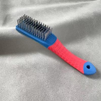 Cepillo de Alambre de Acero Inoxidable de Alta Resistencia con Mango de Plástico Cómodo Perfecto Para Eliminar Óxido, Escoria de Soldadura, Suciedad y Pintura