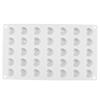 35 Holes Hearts Shape Mousse Mold 3D Cake Silicone Molds for Cake Mousse Dessert Decor Tool
