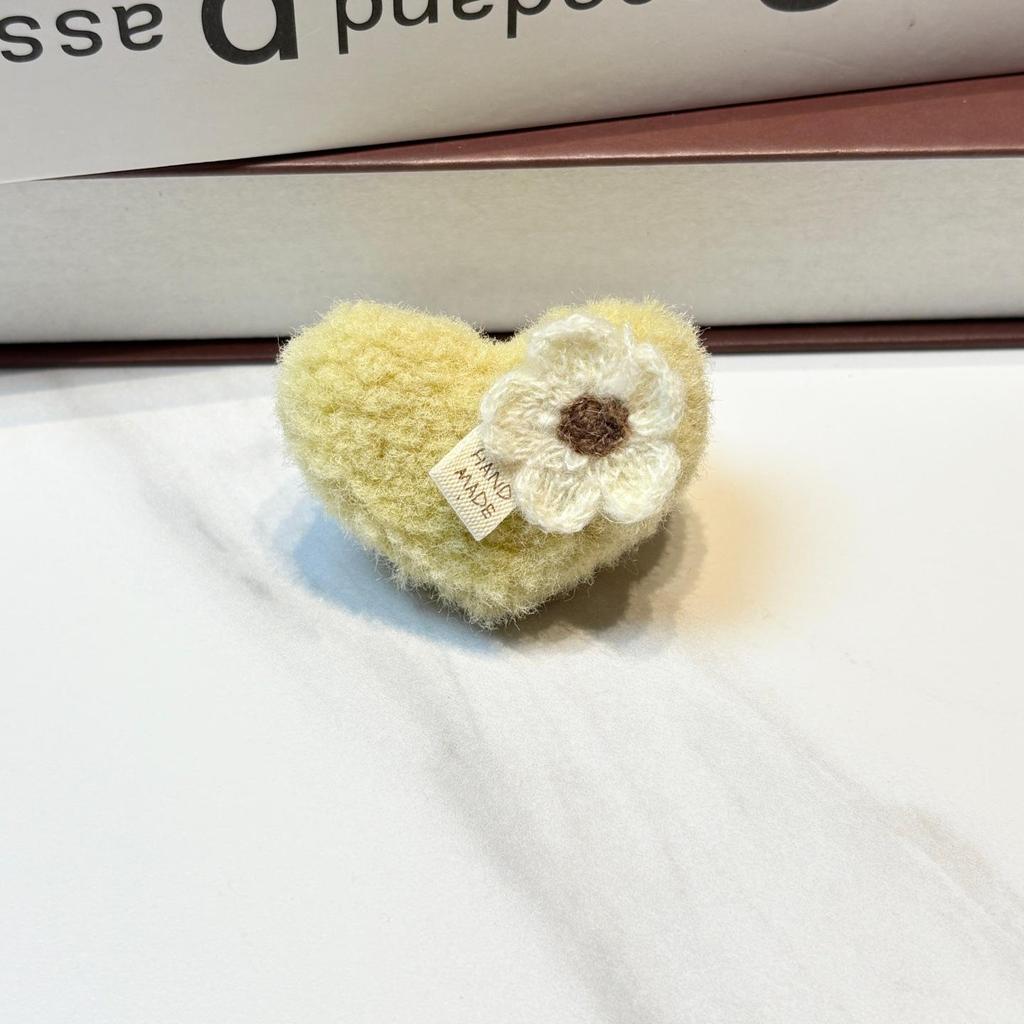 Korean Style Cute Big Ear Rabbit & Bear Plush Cartoon Brooch Hair Accessories for Autumn/Winter