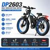 Bicicletă electrică BLJ DP-2603 Baterie 3000W52V32AH, Amortizoare față și spate, Anvelope de zăpadă de 26 inch, E-Bicicletă.