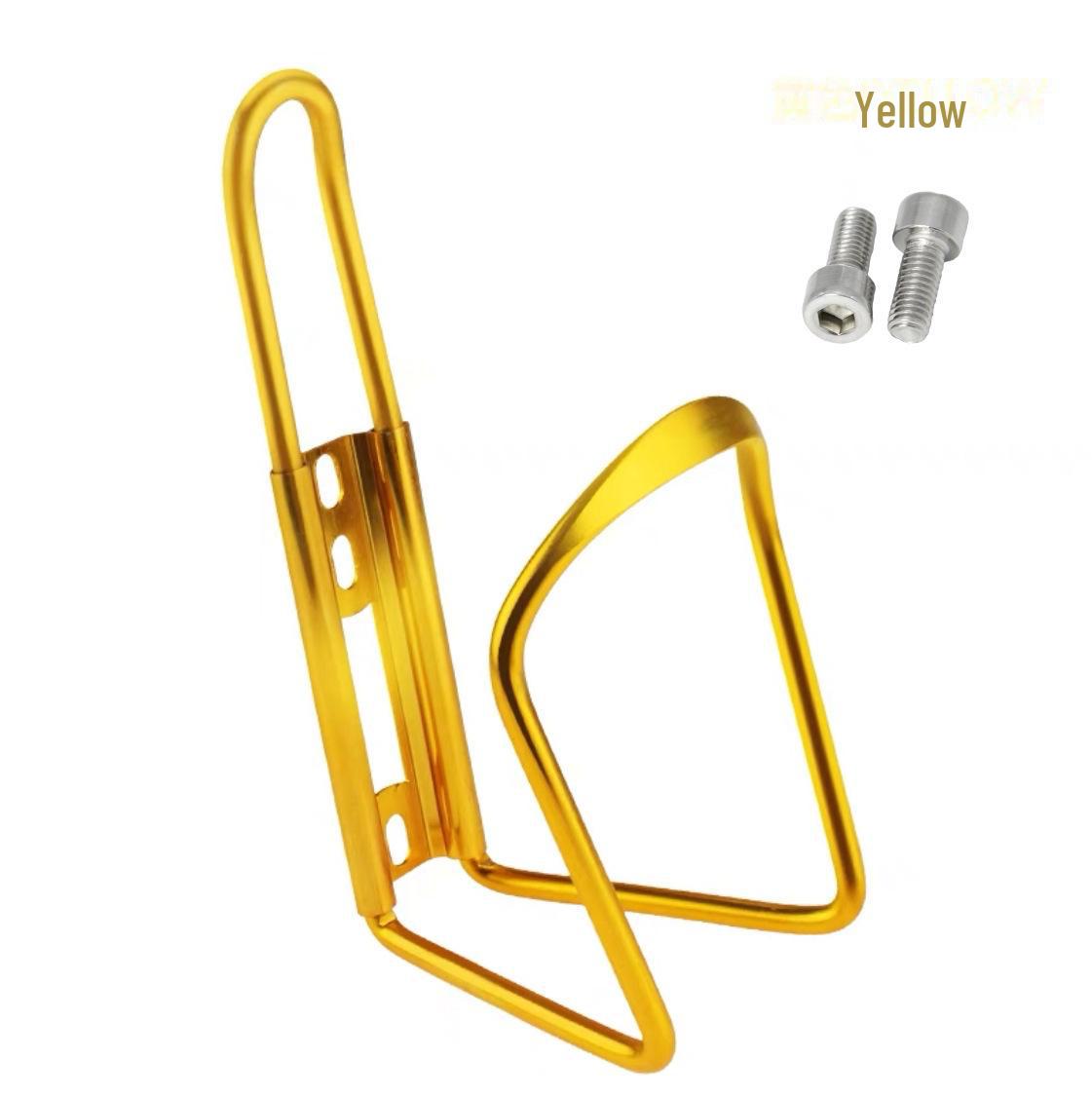 Universeller Fahrrad- & Motorrad-Flaschenhalter - Fahrradausrüstung & Zubehör two screws gold