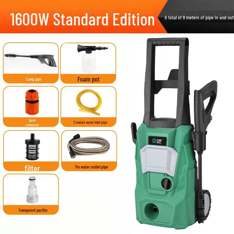 

Компактная машина для мойки автомобилей высокого давления - портативный и мощный насос для очистки