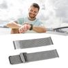 20mm Mesh Watch Band Quick Release Waterproof Luxury Mesh Stainless Steel Watch Strap for DW Silver