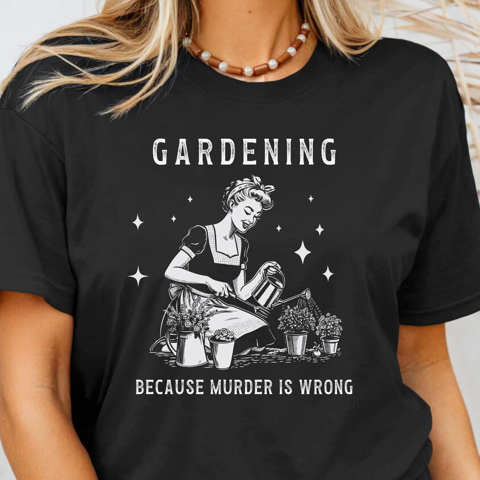 Gardener saying, women s t-shirt, vintage, plant lover, flower shirt, gift for plant mom, garden t-shirt, plant lover XL