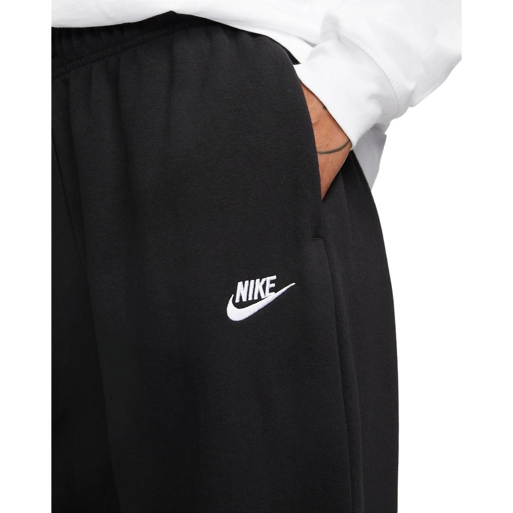 Nike Solid Color Logo Embroidered Jogger Pants Women Bottoms Black DQ5801-010