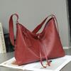 Underarm Bag Woman Vintage Vegetable Tanned Cowhide Bag Woman Shoulder Bag Large Capacity Bag