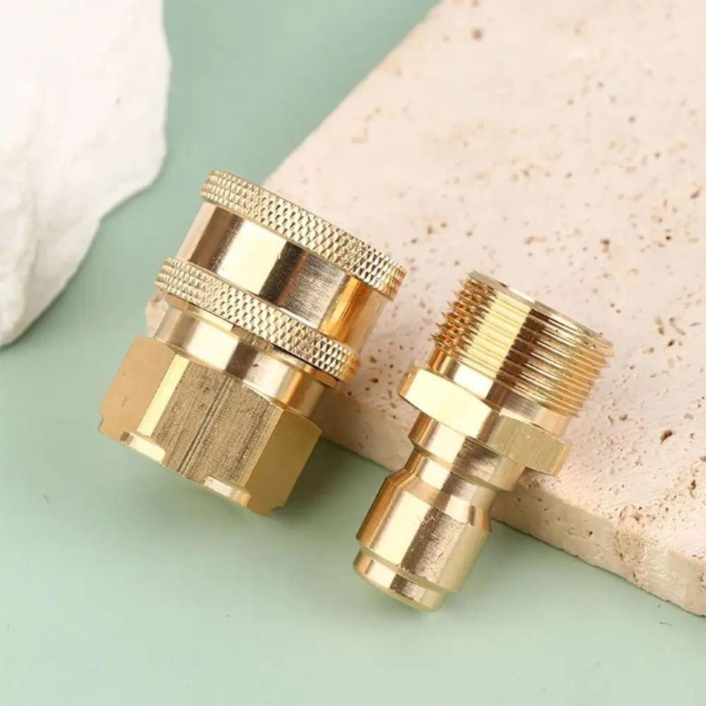 3/8 M22 Quick Connect Kits 14/15mm Adapter Pipe Joint Pipe Adapter Hose Coupler  Car Washer